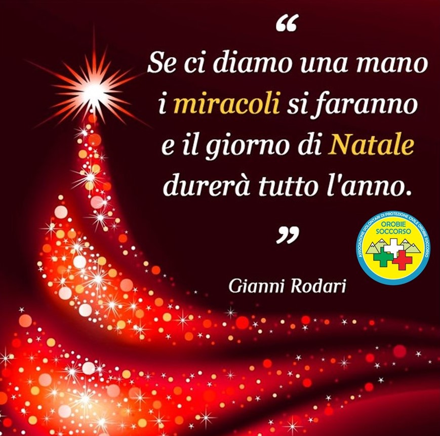 Auguri Natale Immagini.Auguri Di Natale 2019 Orobie Soccorso